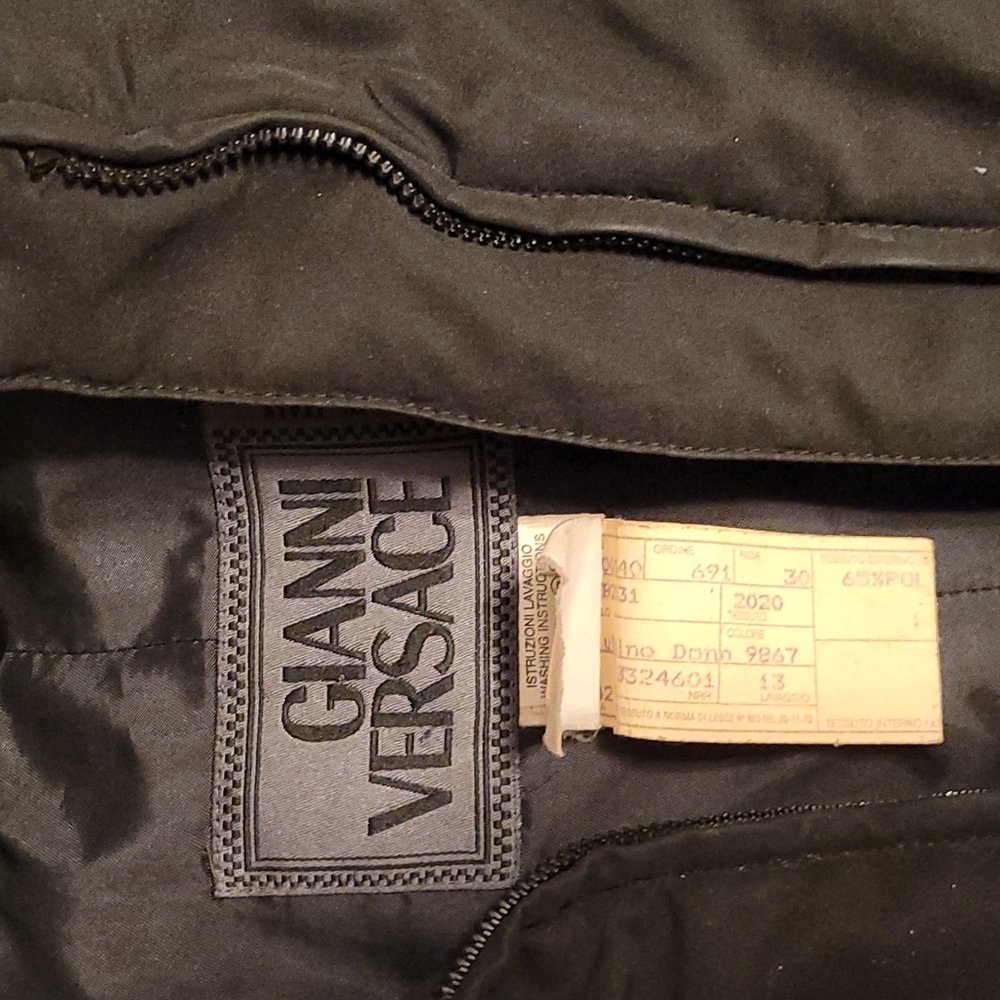 Gianni Versace Glubbino Donna polyester rayon jacket.